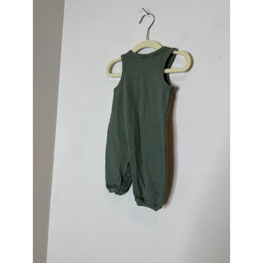 Carter's Romper Baby Boys 0-3‎ Months Green Bugs On The Go One Piece Vintage